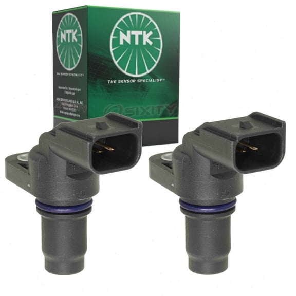 2 pc NTK Camshaft Position Sensors compatible with Ford Edge 2.0L L4 2012-2018