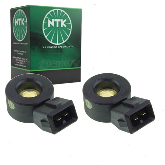 2 pc NTK Ignition Knock Detonation Sensors compatible with Chrysler 300 3.6L V6 2011-2017