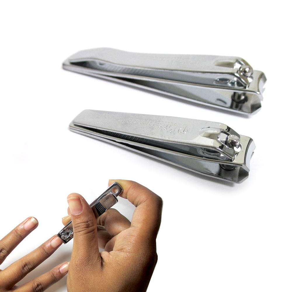 2 pc Nail Clipper Toe Finger Curved Manicure Pedicure Cutter Tool Set  Trimmer