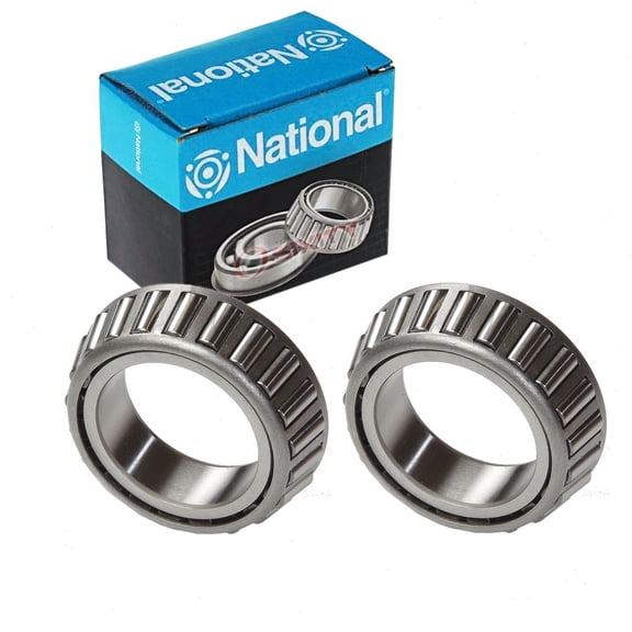 2 pc National Front Axle Differential Bearings compatible with Jeep Wrangler 1987-2017