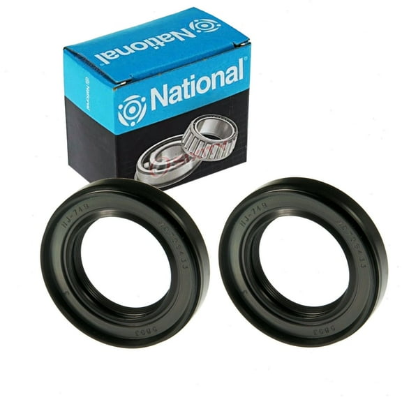 2 pc National Transmission Output Shaft Seals compatible with Mazda 3 2004-2013