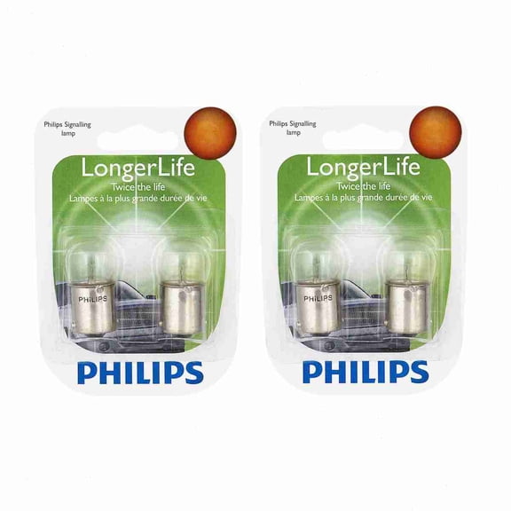 2 pc Philips 12814LLB2 Long Life Multi Purpose Light Bulbs