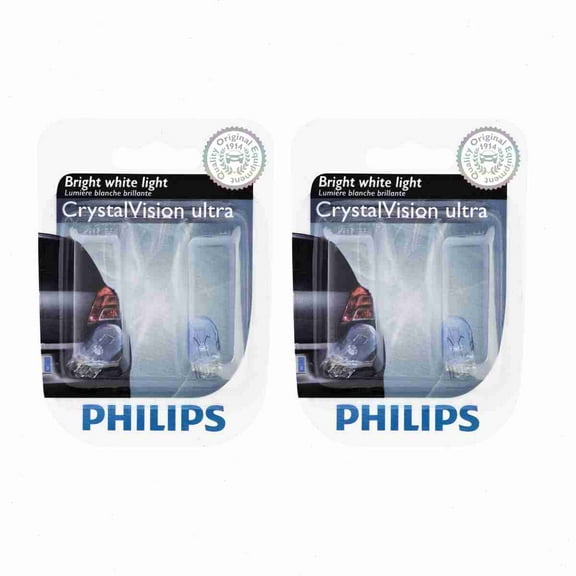 2 pc Philips 168CVB2 CrystalVision Multi Purpose Light Bulbs compatible with 89239