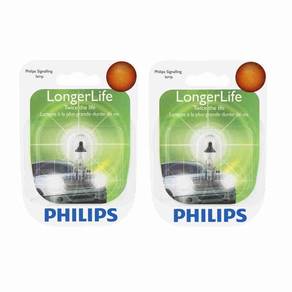 2 pc Philips 2040LLB1 Long Life Multi Purpose Light Bulbs compatible with 12326