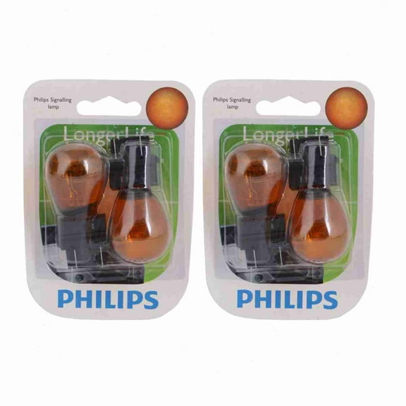 2 pc Philips 3457NALLB2 Long Life Turn Signal Light Bulbs compatible with BP3457NALL