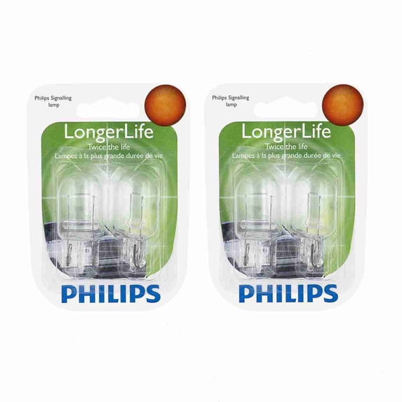 2 pc Philips 7440LLB2 Long Life Tail Light Bulbs compatible with BP7440LL