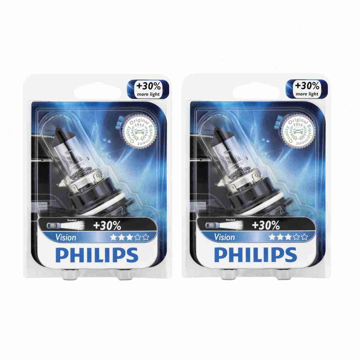 2 pc Philips 9004PRB1 Vision Headlight Bulbs compatible with 9004-XV