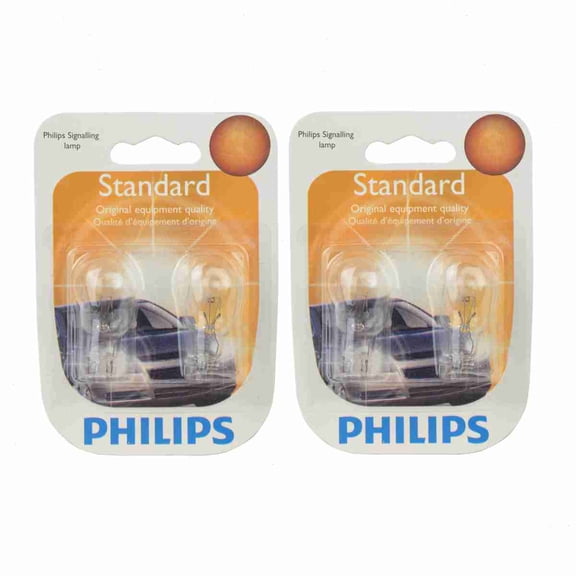 2 pc Philips 904B2 Back Up Light Bulbs compatible with 23024
