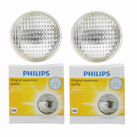2 pc Philips H7606C1 Headlight Bulbs compatible with 14616