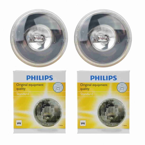 2 pc Philips H7635C1 Headlight Bulbs compatible with 43591