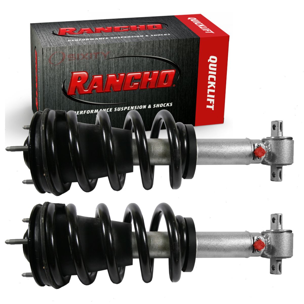 2 pc Rancho Front QuickLIFT Strut & Coil Springs compatible with ...