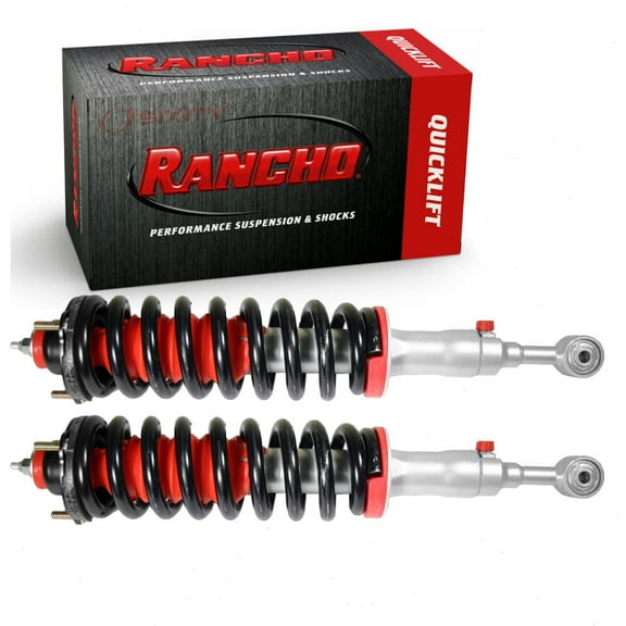 2 pc Rancho Front QuickLIFT Strut & Coil Springs compatible with Toyota Tacoma 2005-2019