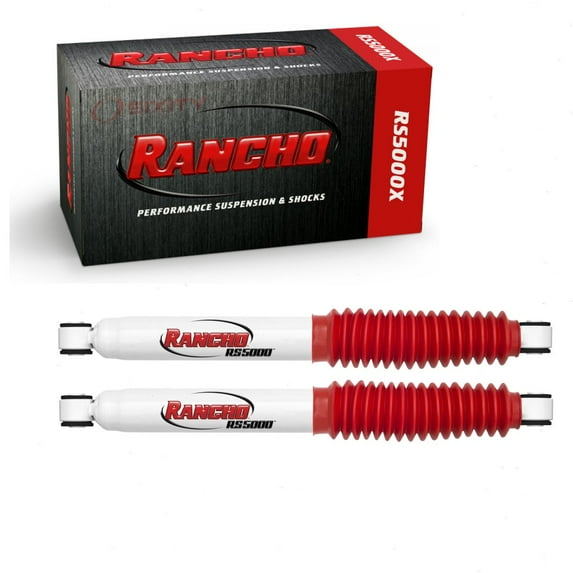 2 pc Rancho Rear RS5000X Shock Absorbers compatible with GMC Sierra 2500 HD 2011-2018