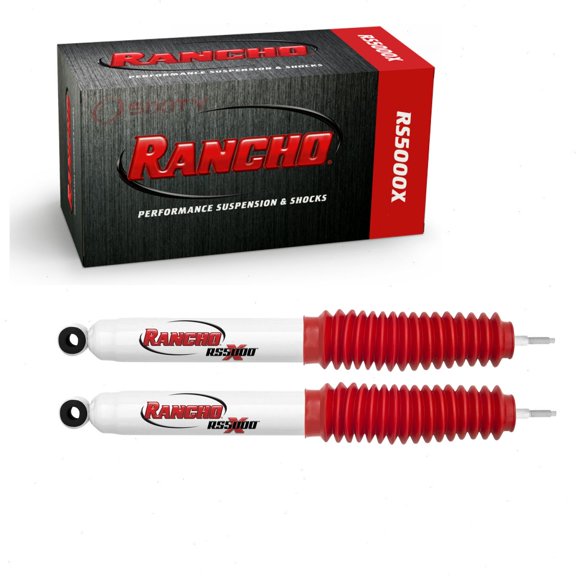 2 pc Rancho Rear RS5000X Shock Absorbers compatible with GMC Sierra 2500 HD 2011-2019