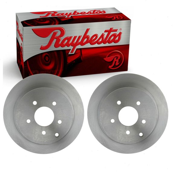 2 pc Raybestos Rear R-Line Disc Brake Rotors compatible with Nissan Murano 2003-2023