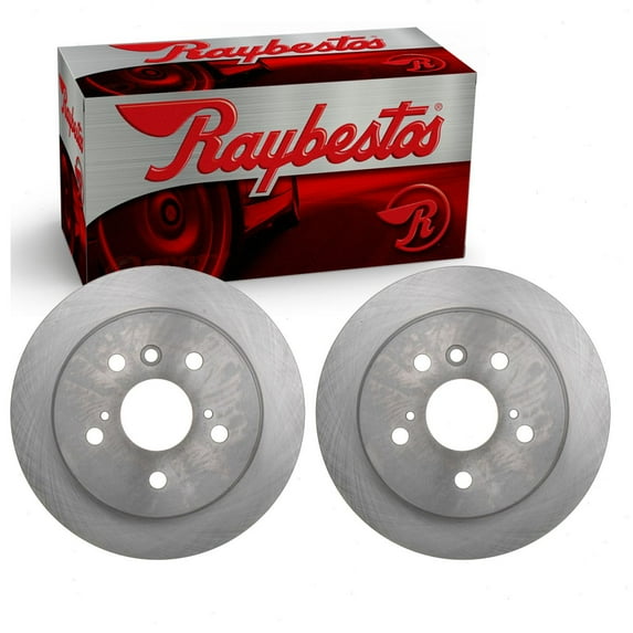 2 pc Raybestos Rear R-Line Disc Brake Rotors compatible with Toyota Camry 2007-2011