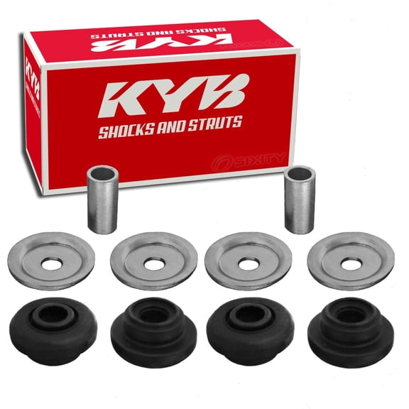 2 pc Rear Upper Suspension Shock Mounting Kits compatible with Nissan Sentra 2013-2018