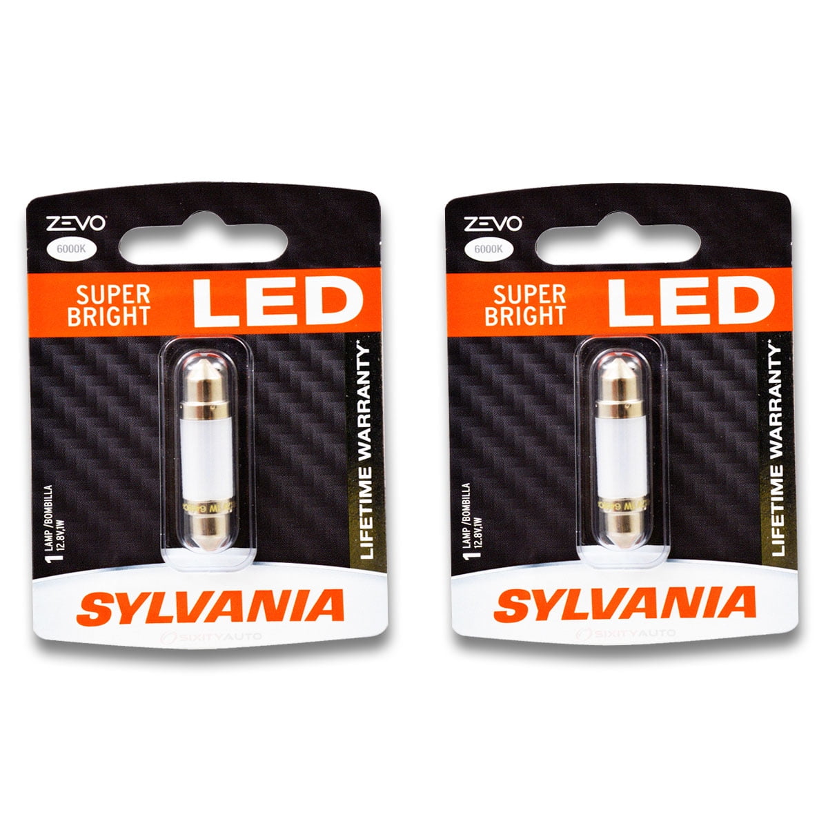 2 pc SYLVANIA 578LED.BP ZEVO Exterior Multi Purpose LEDs for Electrical