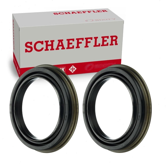 2 pc Schaeffler Rear Wheel Seals compatible with Dodge Ram 3500 2003-2010