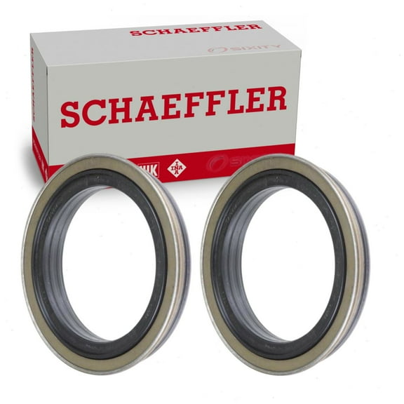 2 pc Schaeffler Rear Wheel Seals compatible with GMC Sierra 2500 HD 2011-2019