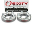 thumbnail image 1 of Sixity Auto 2 pc 1.25" 6x5.5 Wheel Spacers compatible with Mitsubishi Pickup Truck M12x1.5mm 1.25in Studs Lugs, 1 of 7