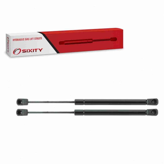 Sixity Auto 2 pc Hood Lift Support Struts compatible with Chrysler 300 2005-2010 - Gas Springs Shocks Props Arms Rods Dampers
