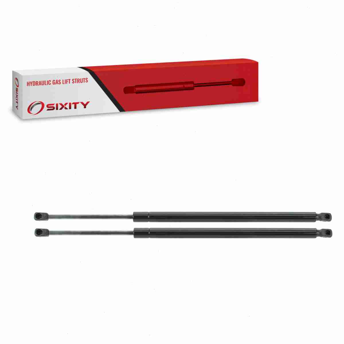 2 Universal Gas Lift Support Struts - Extended Set Shock Props For Hatches, Hoods & Trunks