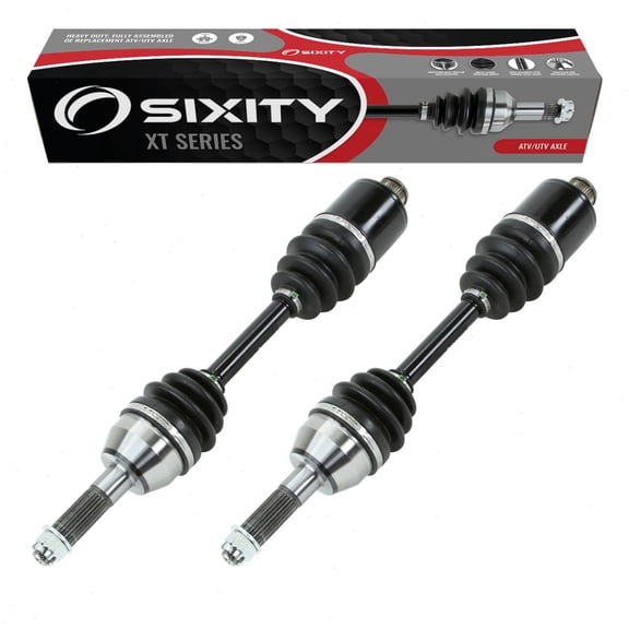 2 pc Sixity XT Front Left Right Axle compatible with Yamaha Wolverine 450 2010 - YFM450FXZW 4X4