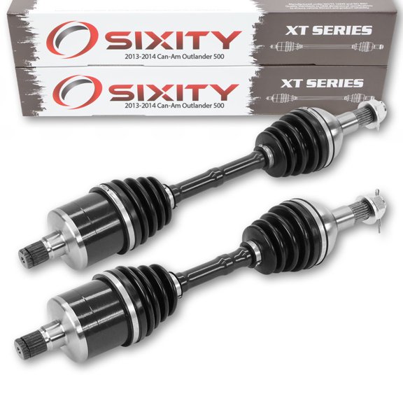 2 pc Sixity XT Rear Left Right Axle compatible with Can-Am Outlander 500 2013-2014 - EFI STD DPS XT 4X4