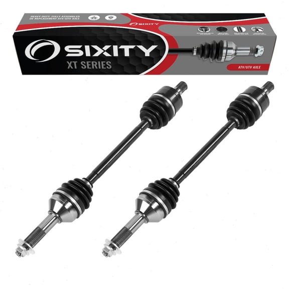 2 pc Sixity XT Rear Left Right Axle compatible with Kawasaki Teryx4 750 2012 - KRT750ACF TERYX 4 4X4
