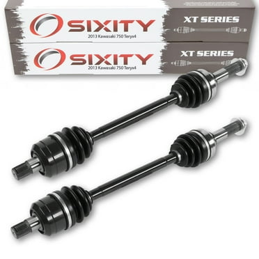 2 Pc Sixity XT Rear Left Right Axle Compatible With Suzuki KingQuad 750 2012 Lt A750xz 4x4