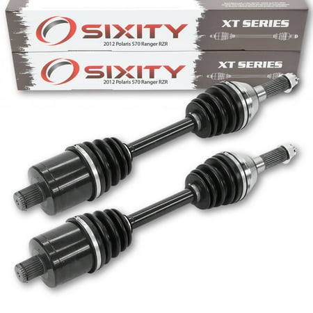 2 pc Sixity XT Rear Left Right Axle compatible with Polaris Ranger RZR 570 2012 - R12VH57AD EFI 4X4