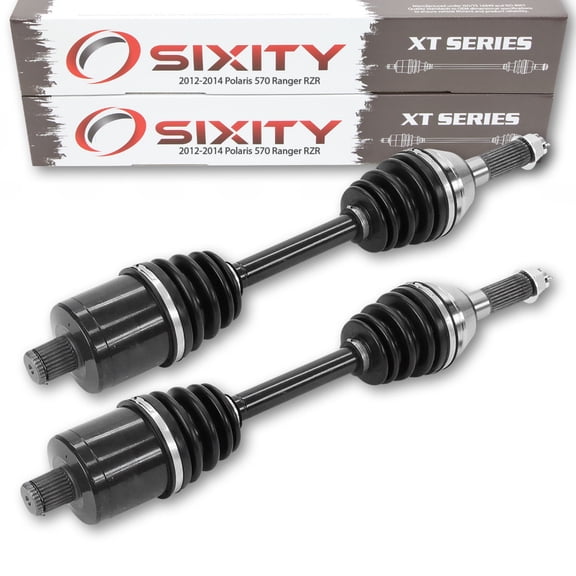 2 pc Sixity XT Rear Left Right Axle compatible with Polaris Ranger RZR 570 2014 - Z14VH57AD 6EAI RZR 4X4