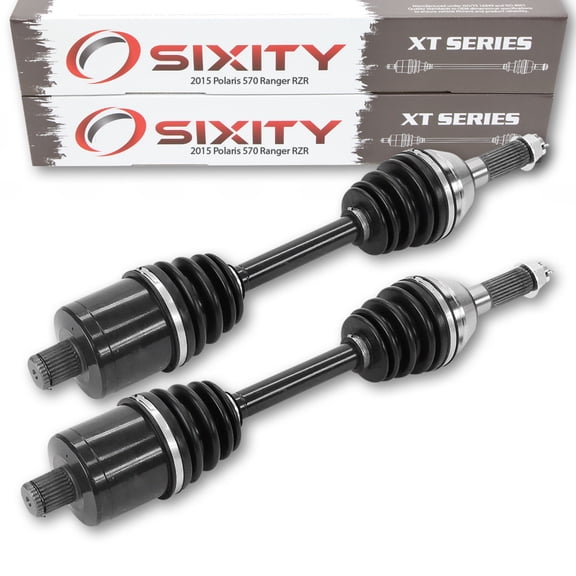 2 pc Sixity XT Rear Left Right Axle compatible with Polaris Ranger RZR 570 2015 - Z15VHA57AJ E57AS 4X4