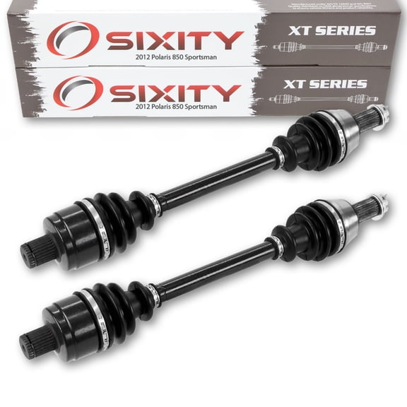 2 pc Sixity XT Rear Left Right Axle compatible with Polaris Sportsman 850 2012 - A12ZN8EFK EFO 4X4