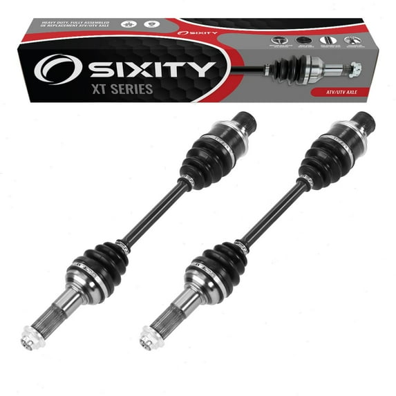 2 pc Sixity XT Rear Left Right Axle compatible with Yamaha Grizzly 350 2011 - IRS YFM35FGIAG YFM35FGIAL YFM35FGIHA 4X4