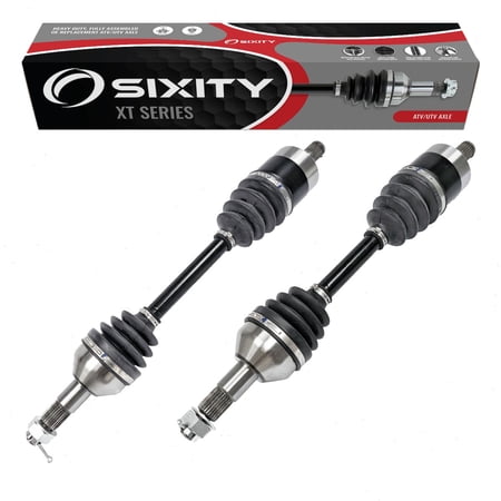 2 pc Sixity XT Rear Left Right Axles compatible with Can-Am Outlander 1000 X xc XT XT-P 650 DPS Mossy Oak Hunting Edition North 850 Max 6X6 Limited Renegade mr 570 2018-2021