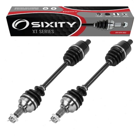 2 pc Sixity XT Rear Left Right Axles compatible with Honda TRX420FA5 FourTrax Rancher 4x4 Auto DCT IRS TRX420FA6 EPS TRX500FA5 Foreman Rubicon TRX500FA6 TRX500FA6D D TRX500FA7 DL TRX500FM1 TRX500FM2
