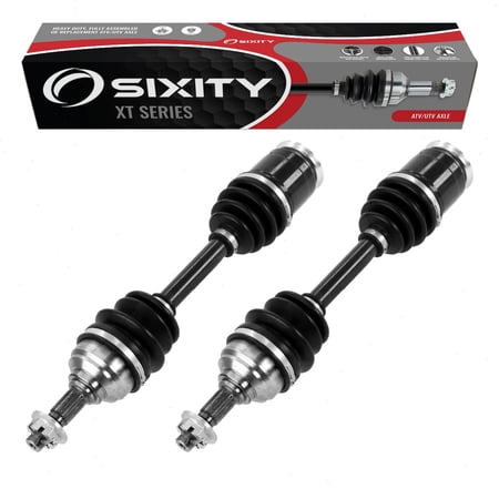 2 pc Sixity XT Rear Left Right Axles compatible with Arctic Cat 250 2x4 4x4 300 MRP 1998-2004