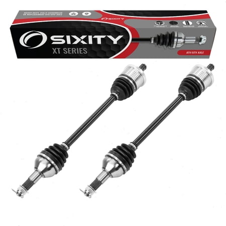 2 pc Sixity XT Rear Left Right Axles compatible with Can-Am Maverick 1000R X xc DPS 2014-2015