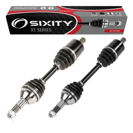 2 pc Sixity XT Rear Left Right Axles compatible with Can-Am Outlander 1000 6x6 XT 650 DPS 2015-2018