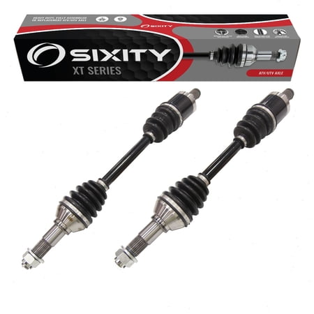 2 pc Sixity XT Rear Left Right Axles compatible with Can-Am Outlander 450 DPS Mossy Oak Hunting Edition 570 L 500 LE Max 6X6 XT 2015-2021