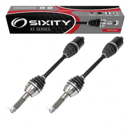 2 pc Sixity XT Rear Left Right Axles compatible with Polaris Ranger 500 570 EPS Full-Size Crew 570-4 Premium 570-6 2019-2020