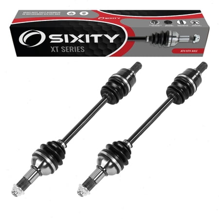 2 pc Sixity XT Rear Left Right Axles compatible with Yamaha YFM700 Grizzly FI 4x4 Auto EPS SE 2014-2015
