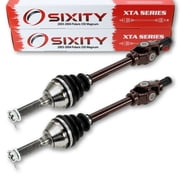 2 pc Sixity XTA Front Left Right Axle compatible with Polaris Magnum 330 2004 - A04CD32AA A04CD32AB A04CD32AC W/O Visco Lok LSD 4X4