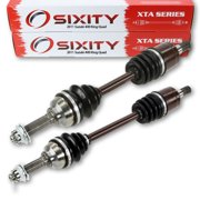 2 pc Sixity XTA Front Left Right Axle compatible with Suzuki KingQuad 400 2011 - LT-F400FZL1 LT-F400FL1 LT-A400FZL1 LT-A400FL1 4X4