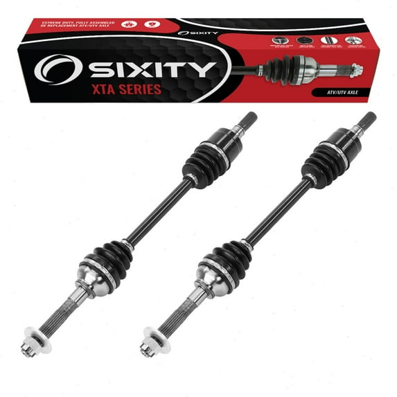 2 pc Sixity XTA Front Left Right Axles compatible with Kubota RTV-X1100C RTV-X1120 Deluxe General Purpose WorkSite RTV-X1120D RTV-X1140 RTV-X900 RTV1100 RTV1140CPX RTV900 RTV900XT Utility 2004-2020