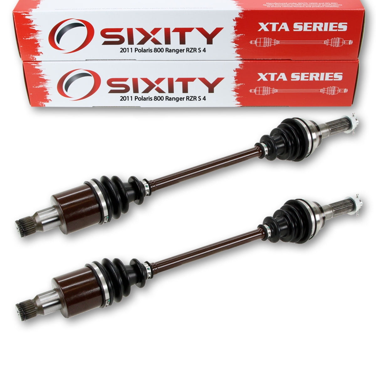 2 pc Sixity XTA Rear Left Right Axle compatible with Polaris Ranger RZR ...