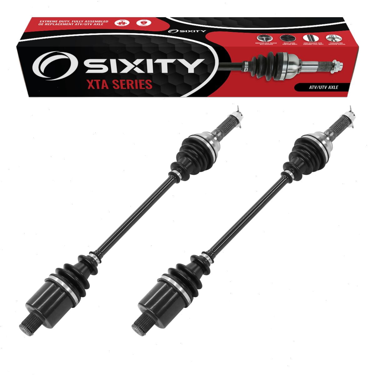 2 pc Sixity XTA Rear Left Right Axles compatible with Polaris ACE 900 ...