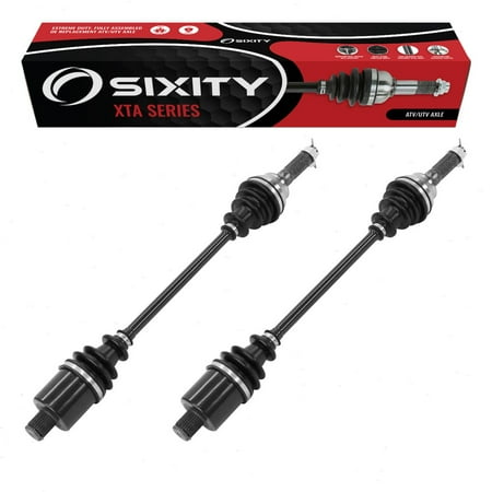 2 pc Sixity XTA Rear Left Right Axles compatible with Polaris ACE 900 XC Ranger 570 EPS Full-Size XP 900-5 Crew 900-6 LE Bronze Mist Deluxe Browning High Lifter Edition Hunter Northstar Trail Diesel